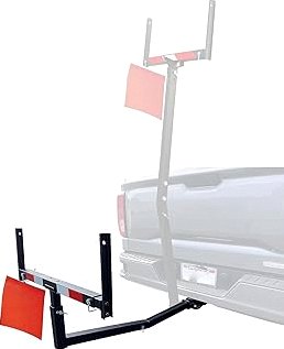 MaxxHaul 70231 Hitch Mount Pick Up Truck Bed Extender For Ladder, Rack, Canoe, Kayak, Long Pipes and Lumber) , Black , 37 x 19 x 3 inches product image