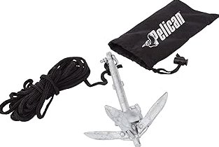 Compact Anchor Kit for Kayak, Canoe, SUP, Inflatables or Small Boats, Foldable Storage Bag, Ideal for Fishing Kayak Boating product image