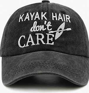 Waldeal Women's Kayak Hair Don't Care Hat, Denim Washed Adjustable Baseball Cap product image