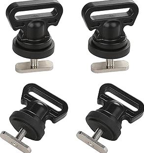 Tie Downs for Kayak Track Mount, Vertical Tie Downs for Securing Cooler, Crate, and Other Kayak Rail Mount Accessories, 4 Pack product image