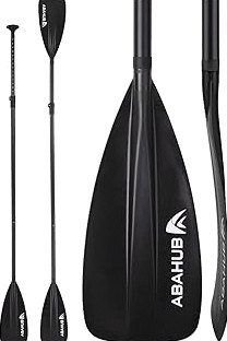 Abahub SUP Paddle - 3 Piece Adjustable Paddles - Lightweight Stand-up Paddle Oars for Paddleboard, Adjustable Aluminum Alloy Shaft 68" - 84", Black/Blue/Green/Orange/Red/Yellow Plastic Nylon Blade product image