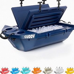 CUDDY Floating Cooler and Dry Storage Vessel for Land & Water – 40QT– Great for River, Beach, Kayak, Pool, & Lake - Multiple Color Options product image