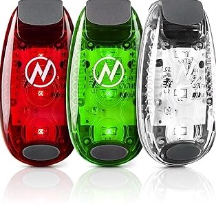 KayaLuma LED Kayak Lights (3 Pack) | Clip On IPX5 Waterproof Marine Navigation Lights for Night Kayaking, Canoeing, Boating, Fishing | High Visibility Kayak Accessories product image