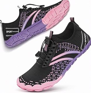 ATHMILE Hiking Barefoot Water Shoes for Women Men Beach Swim Aqua Pool River Quick Dry Athletic Wide Toe Outdoor Sport Kayaking Boating Rock Climbing Yoga Lake product image